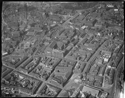 Duke Street and environs, Stockport, Greater Manchester, c1930s. Creator: Arthur William Hobart.