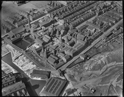 Wood and Sons Trent and New Wharf Potteries, Burslem, Staffordshire, c1930s. Creator: Arthur William Hobart.