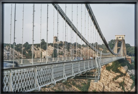 Clifton Suspension Bridge, Clifton, City of Bristol, 1972. Creator: Dorothy Chapman.