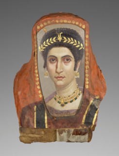 Mummy Portrait of a Woman, A.D. 100. Creator: Isidora Master.
