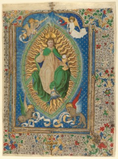 Christ in Majesty, about 1460. Creator: Antoine de Lonhy.