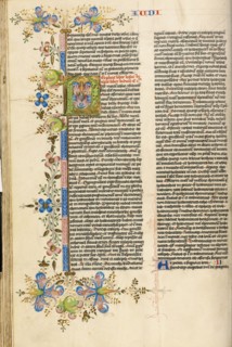 Decorated Initial P, about 1450. Creator: Circle of Stefan Lochner.