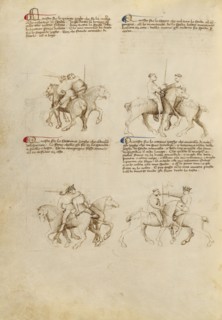 Equestrian Combat with Sword, about 1410. Creator: Unknown.