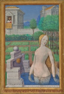 Bathsheba Bathing, 1498-1499. Creator: Jean Bourdichon.