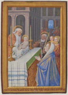 The Presentation in the Temple, 1498-1499. Creator: Jean Bourdichon.