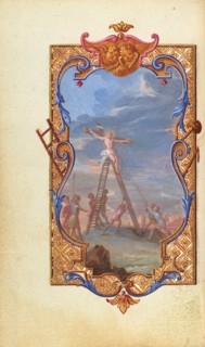 The Raising of the Cross; Prayers of the Mass, about 1720-1730. Creator: Jean Pierre Rousselet.