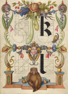 Guide for Constructing the Letters k and l; Mira calligraphiae monumenta, about 1591-1596. Creator: Joris Hoefnagel.