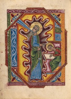 Saint John the Evangelist; Gospel Book, 1615. Creator: Mesrop of Khizan.