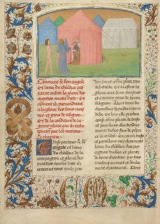 The Glory of Good Monks and Nuns; ; Les Visions du chevalier Tondal, 1475. Creator: Simon Marmion.