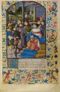 The French King at Court, about 1460-1470. Creator: Unknown.