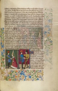 An Exchange of Letters between Euryalus and Lucretia, about 1460-1470. Creator: Unknown.
