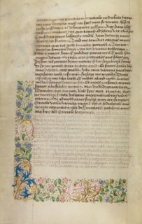 Decorated Text Page, about 1460-1470. Creator: Unknown.