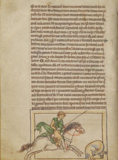 A Beaver; Northumberland Bestiary, about 1250-1260. Creator: Unknown.