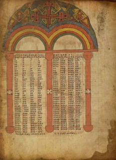 Canon Table Page; ; Gospel Book, about 1480-1520. Creator: Unknown.
