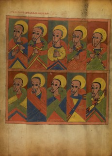 The Seventy-two Disciples; Gospel Book, about 1480-1520. Creator: Unknown.