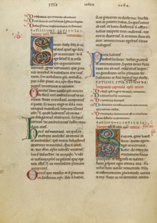 Decorated Initial S; New Testament (with Canons of Priscillian), about 1170. Creator: Unknown.