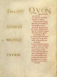 Incipit Page; Gospel Book, about 826-838. Creator: Unknown.
