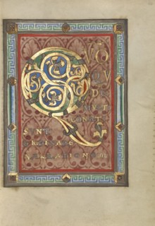 Decorated Incipit Page; Gospel Book, about 1120-1140. Creator: Unknown.