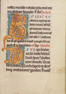Decorated Initial S; Decorated Initial D; Missal, about 1180. Creator: Unknown.