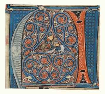 Historiated Initial from an antiphonal, about 1260-1270. Creator: Unknown.