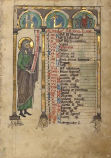 Hosea; Psalter, about 1240-1250. Creator: Unknown.