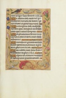 Decorated Text Page; Spinola Hours, about 1510-1520. Creator: Unknown.