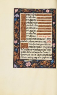 Decorated Text Page; Spinola Hours, about 1510-1520. Creator: Unknown.