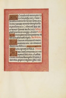 Decorated Text Page; Spinola Hours, about 1510-1520. Creator: Unknown.