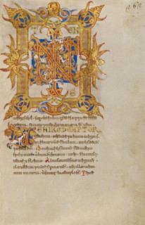 Inhabited Initials IN; Breviary, 1153. Creator: Unknown.