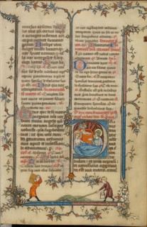 Initial P: The Nativity; Breviary, about 1320-1325. Creator: Unknown.