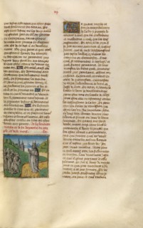 The Departure of Moses; Miroir Historial, about 1475. Creator: Unknown.