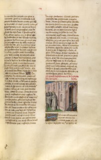 Solomon before the Temple; Miroir Historial, about 1475. Creator: Unknown.