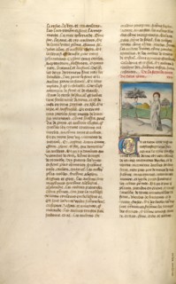 The Creation of Plants; Miroir Historial, about 1475. Creator: Unknown.