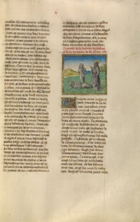 The Creation of Eve; Miroir Historial, about 1475. Creator: Unknown.