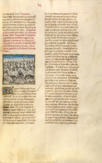 The Army of Pompeius Fleeing Julius Caesar; Miroir Historial, about 1475. Creator: Unknown.
