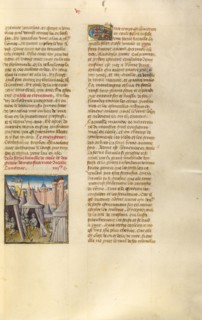 The Encampment before the Town of Messina; Miroir Historial, about 1475. Creator: Unknown.