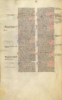 Text Page; Decretum, about 1170-1180. Creator: Unknown.
