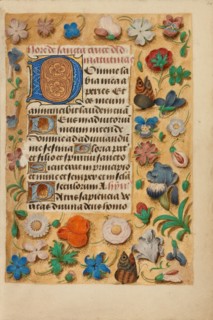 Decorated Initial D; Crohin-La Fontaine Hours, about 1480-1485 ?. Creator: Unknown.