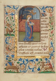 Saint Geneviève; Prayer Book of Charles the Bold, about 1480-1490. Creator: Unknown.