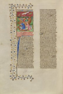 Demetrius Nicator, King of Syria, Killed as He Attempts to Land at Tyre, about 1413-1415. Creators: Boucicaut Master, Workshop of the Boucicaut Master.