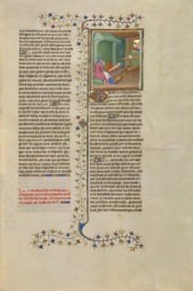 A Jewish Woman Devouring Her Child during the Siege of Jerusalem, about 1413-1415. Creators: Boucicaut Master, Workshop of the Boucicaut Master.