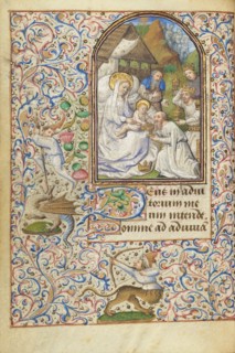 The Adoration of the Magi; Hours of Simon de Varie, 1455. Creator: Dunois Master.