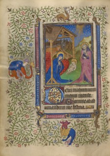 The Nativity; Book of Hours, about 1410. Creator: Unknown.