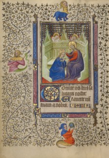 The Coronation of the Virgin; Book of Hours, about 1410. Creator: Unknown.