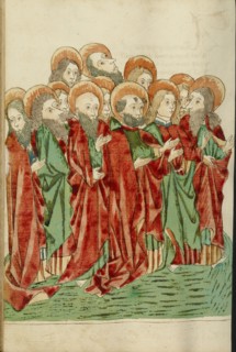 The Twelve Apostles; Barlaam und Josaphat, 1469. Creators: Hans Schilling, Diebolt Lauber.