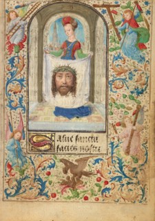Saint Veronica; Prayer Book of Charles the Bold, about 1471. Creator: Lieven van Lathem.
