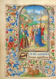 The Martyrdom of Saint Apollonia; Prayer Book of Charles the Bold, 1469. Creator: Lieven van Lathem.