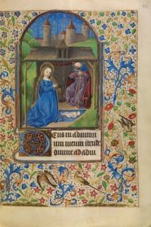 The Nativity; Book of Hours, about 1466-1470. Creator: Master of Jacques of Luxembourg.
