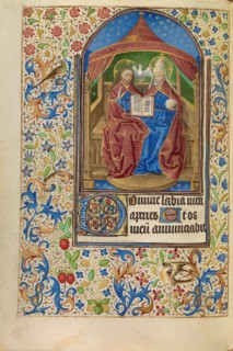 The Trinity; Book of Hours, about 1466-1470. Creator: Master of Jacques of Luxembourg.