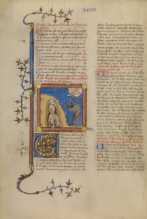 Job on the Dung Heap, about 1360-1370. Creator: Master of Jean de Mandeville.